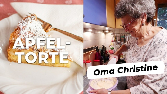 Apfeltorte von Oma Christine – Rezept Video – Cooking Grannies-min